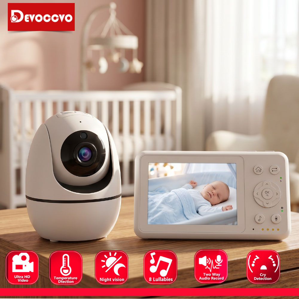 Zoom Audio Music - 3.2 Inch Baby Monitor with PTZ