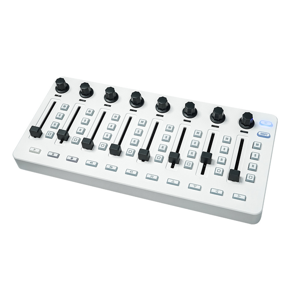 Audio Interface Usb - MIDI Controller Mixer, 8 Encoders, Software