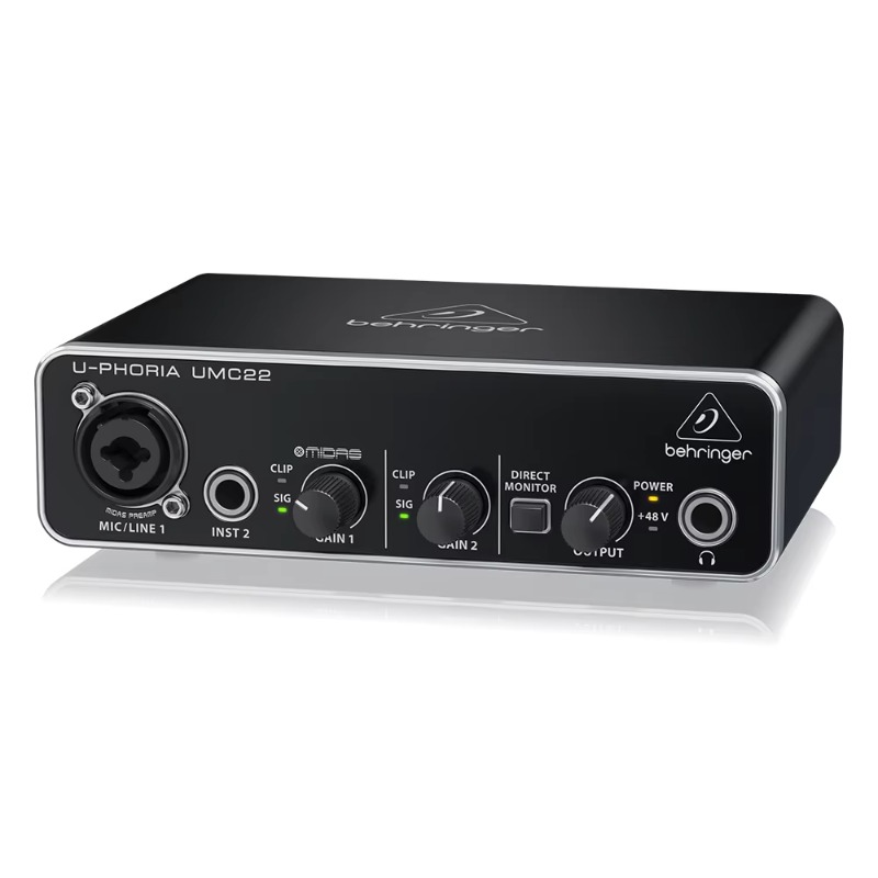 Behringer UMC22 Sound Card 2-C - огляд і ціна Audio Interface Usb