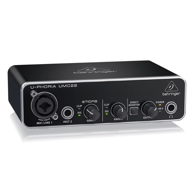 Behringer UMC22 Sound Card 2-C - огляд і ціна Audio Interface Usb