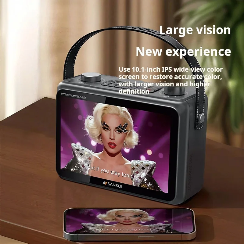 SANSUI K115 LED Screen 10.1-in - огляд і ціна Audio Music Lyrics