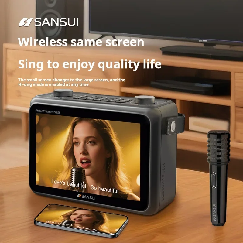 SANSUI K115 LED Screen 10.1-in - огляд і ціна Audio Music Lyrics