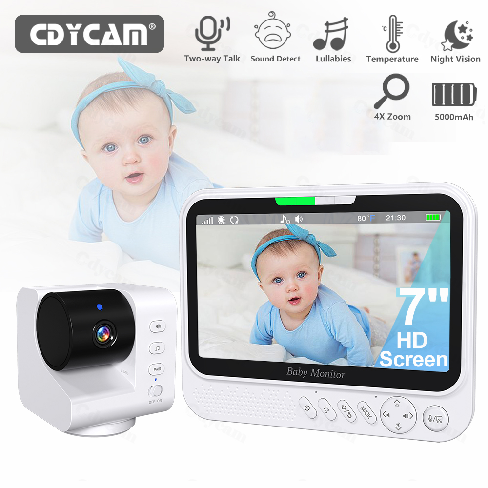 7'' Video Baby Monitor With 4X - огляд і ціна Zoom Audio Music