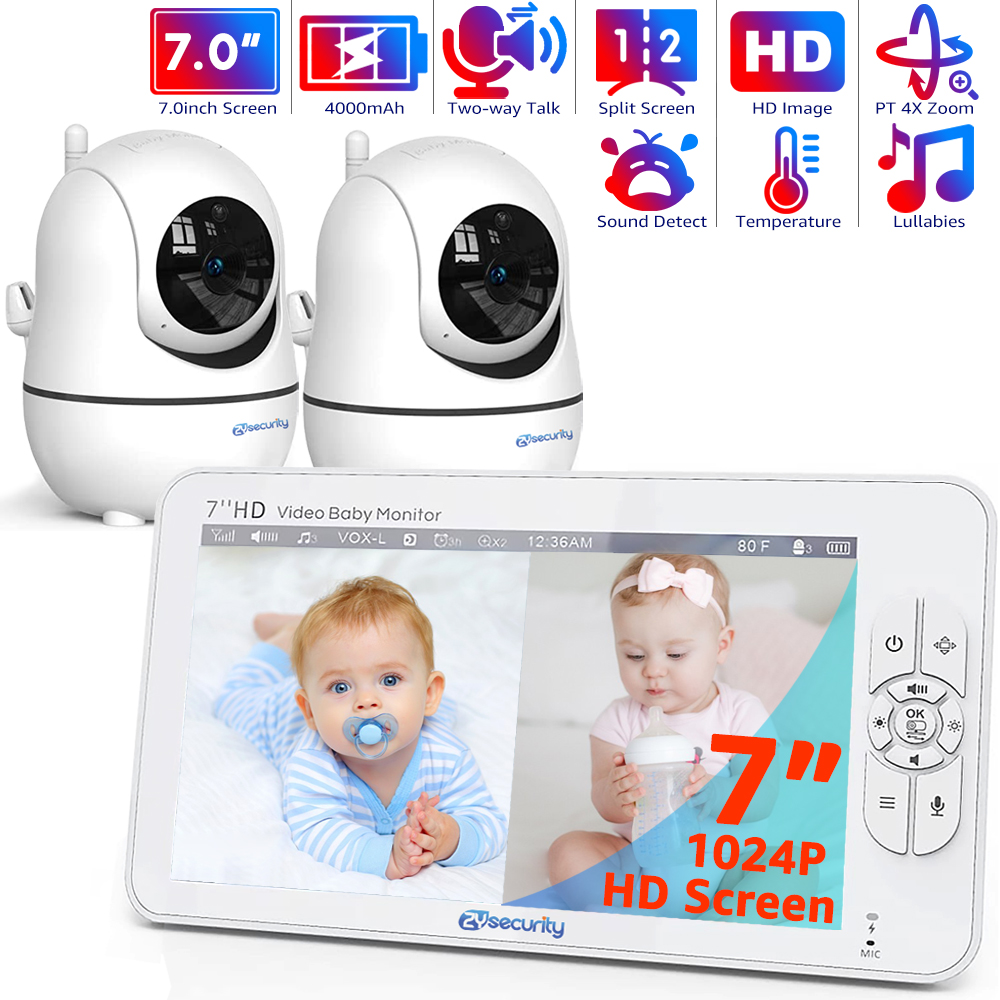 7.0 inch Video Baby Monitor HD - огляд і ціна Zoom Audio Music
