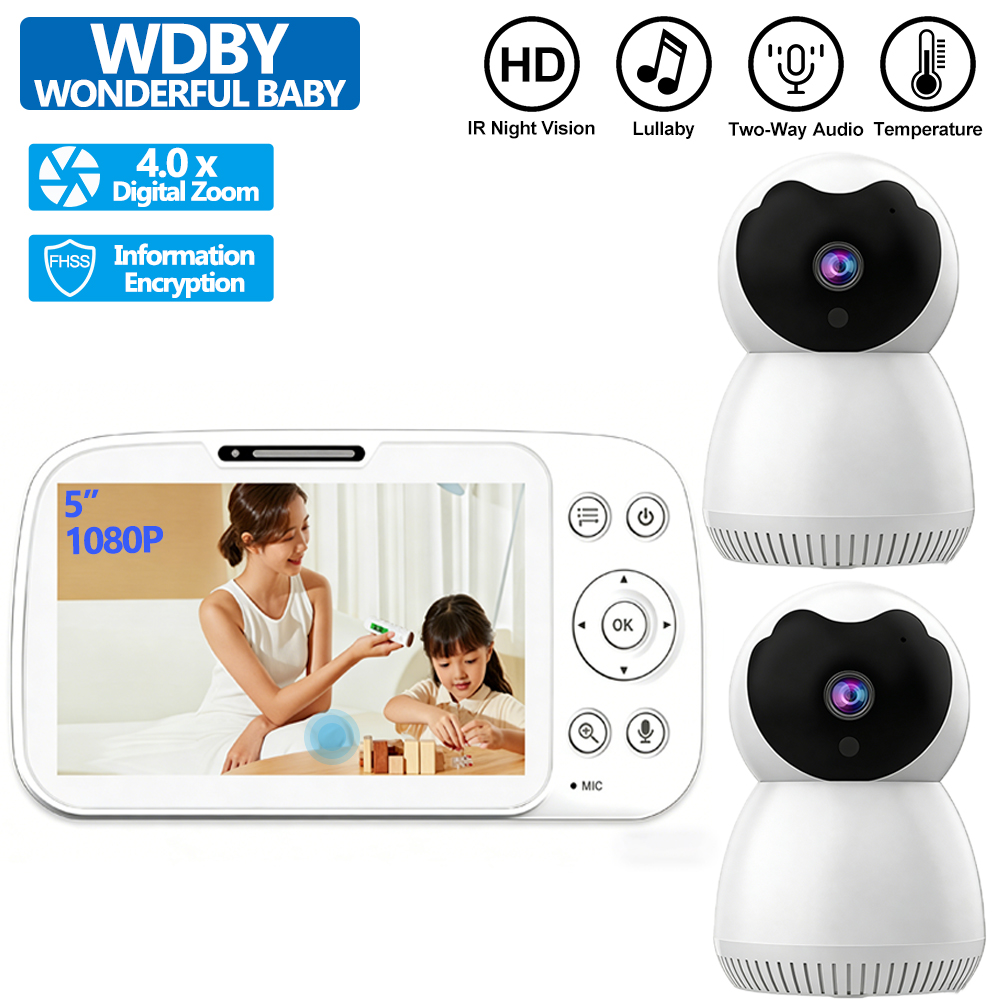 5 Inch HD Screen Baby Monitor  - огляд і ціна Zoom Audio Music