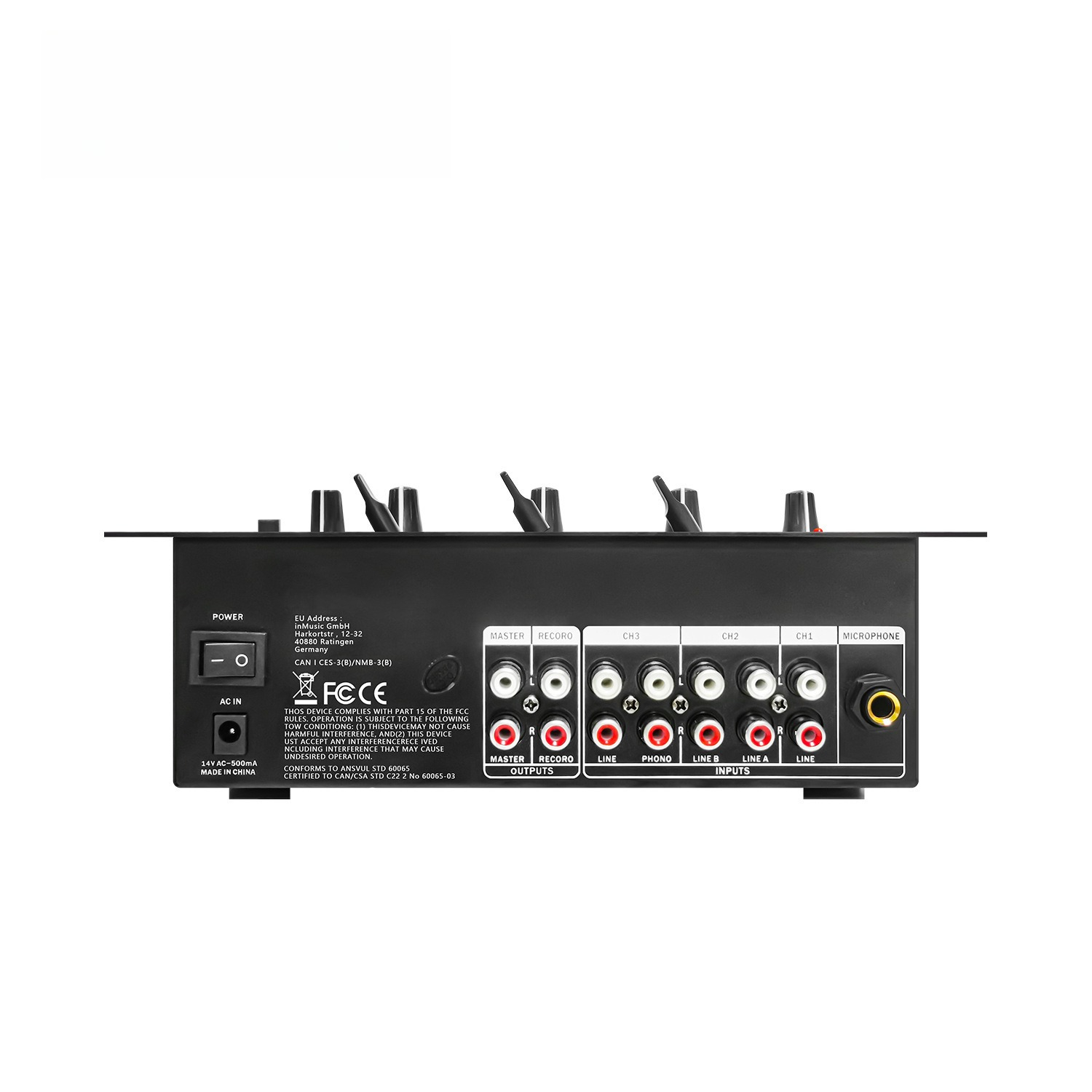 4-Channel DJ Mixer, Profession - огляд і ціна Audio Interface Usb