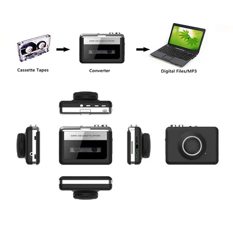Portable Stereo USB Cassette P - огляд і ціна Audio Music Converter To Mp3