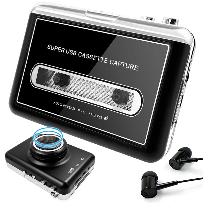 Portable Stereo USB Cassette P - огляд і ціна Audio Music Converter To Mp3