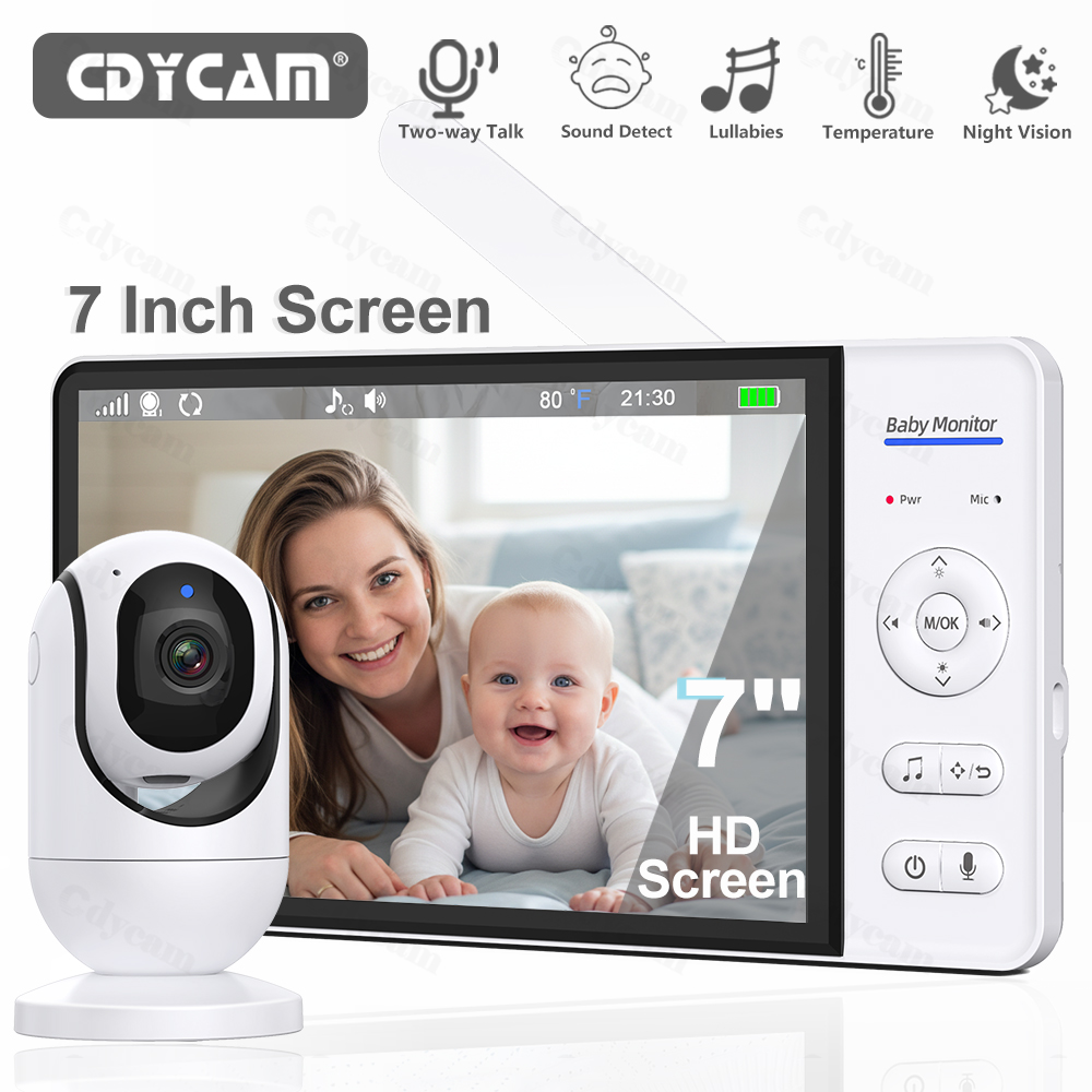 7.0'' Video Baby Monitor 720P  - огляд і ціна Zoom Audio Music