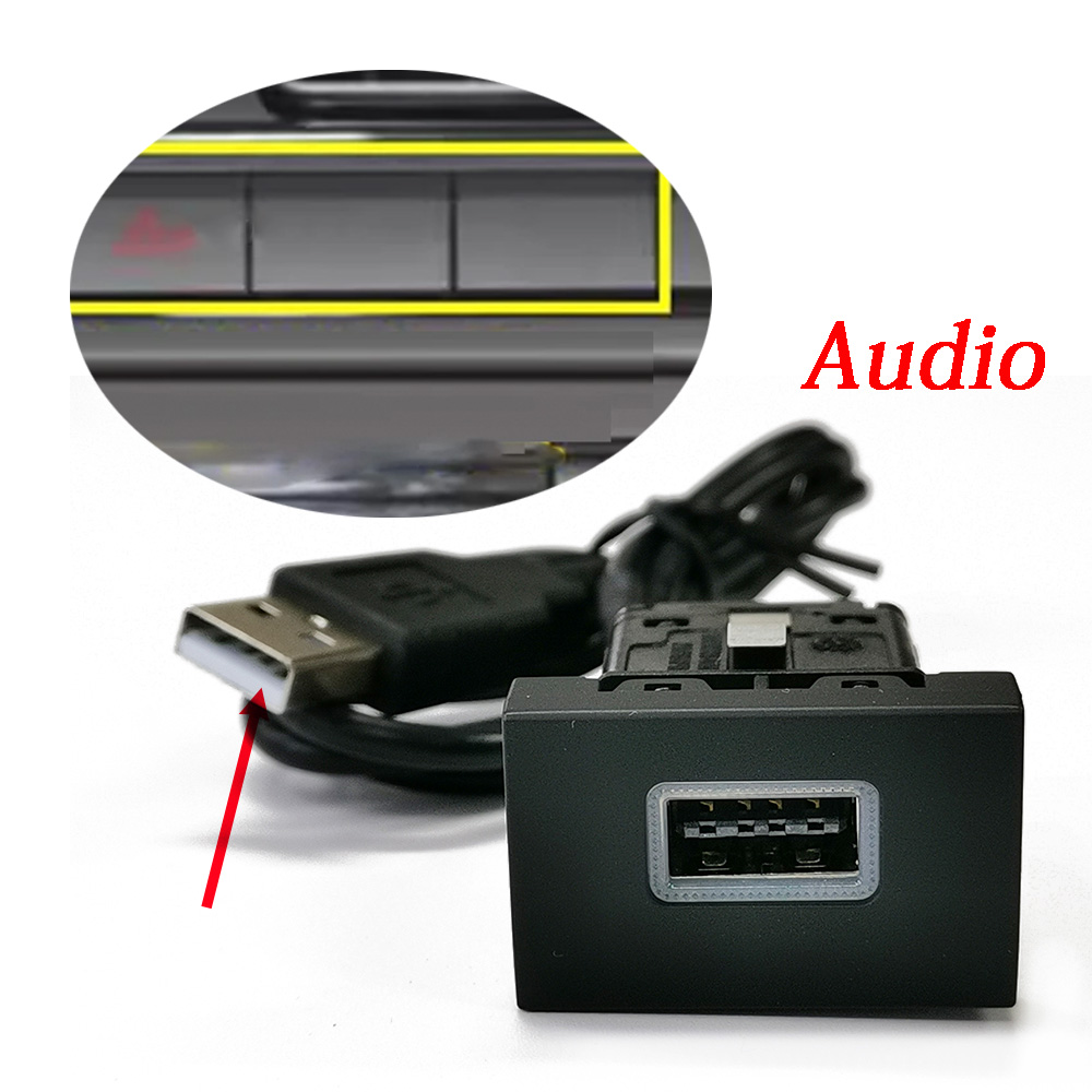1PC Car USB Input Adapter Sock - огляд і ціна Audio Interface Usb