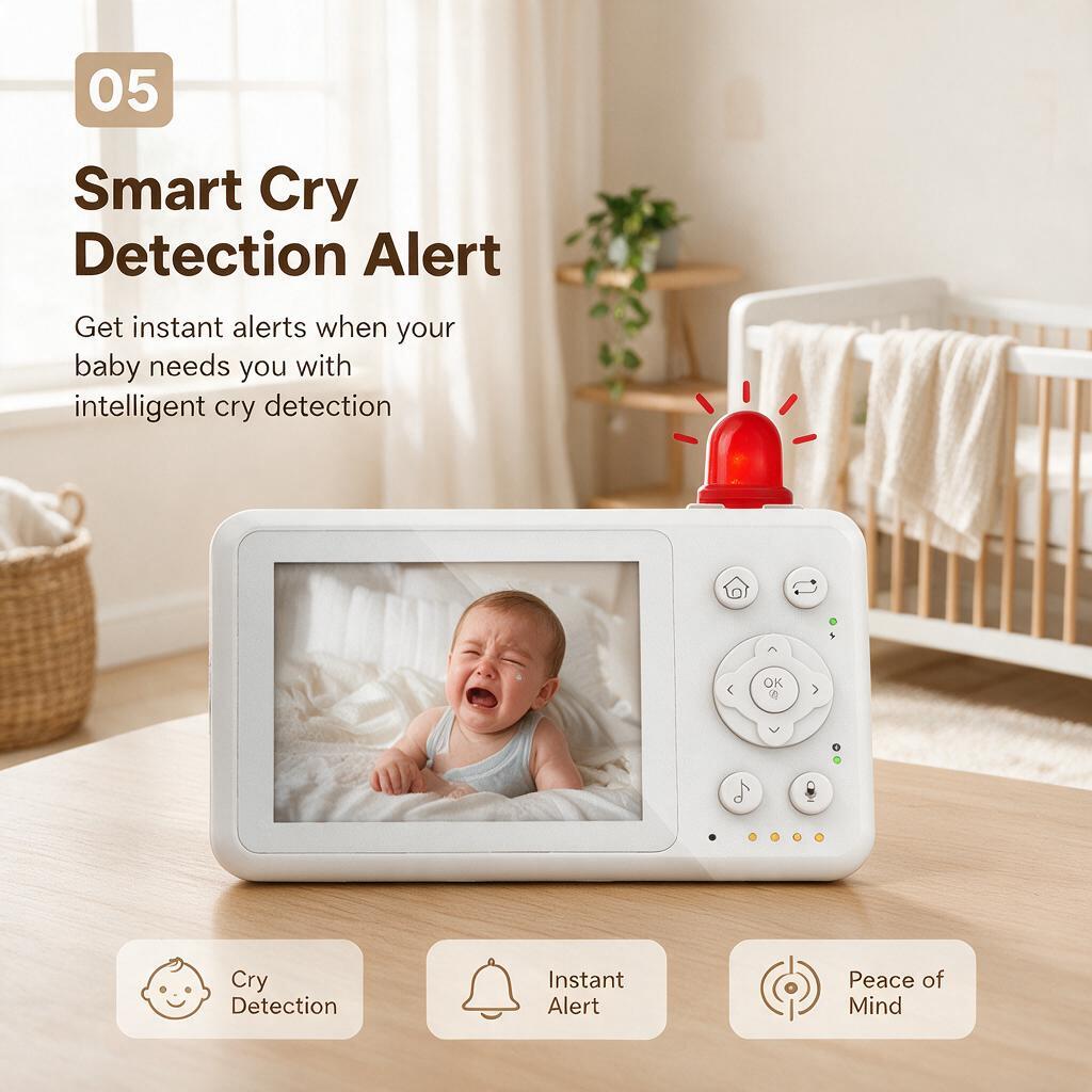 3.2 Inch Baby Monitor with PTZ - огляд і ціна Zoom Audio Music