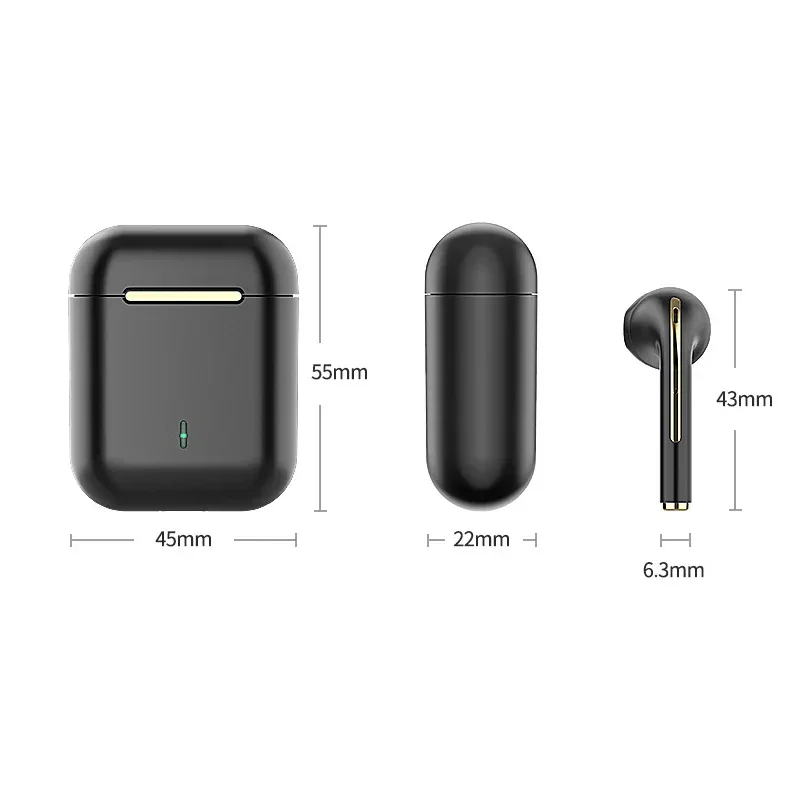 TWS Wireless Earbuds, 5.3 Blue - огляд і ціна Contact Pickup Mic