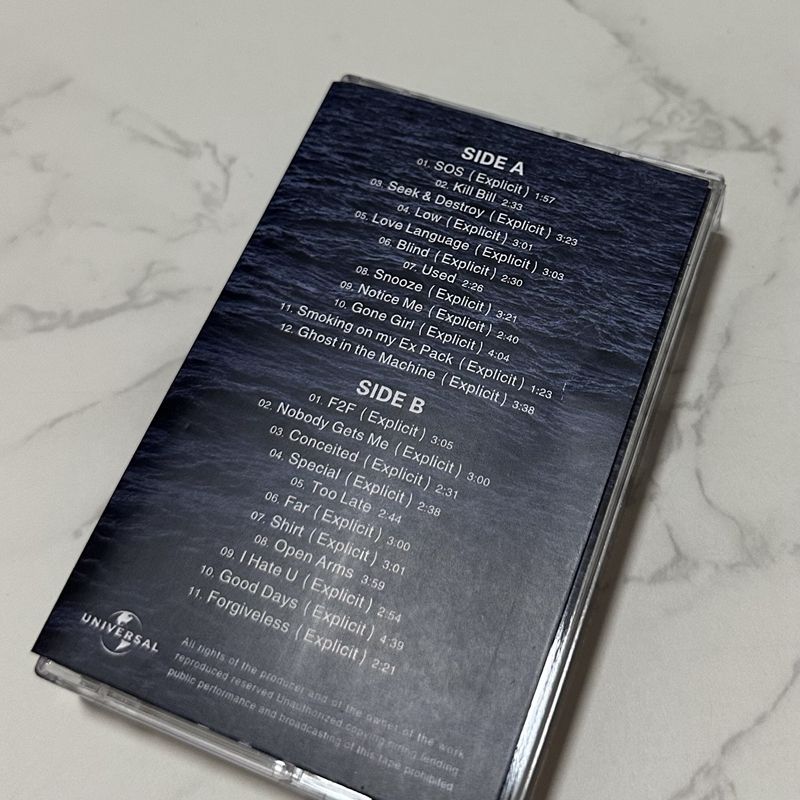 Western R&B Music Cassette Tap - огляд і ціна Audio Music Lyrics