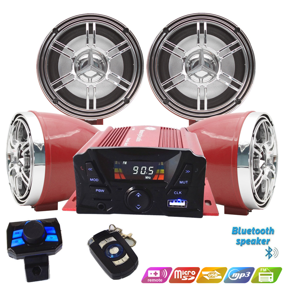 12V 4 Channel UTV ATV Golf Car - огляд і ціна Audio Music To Mp3