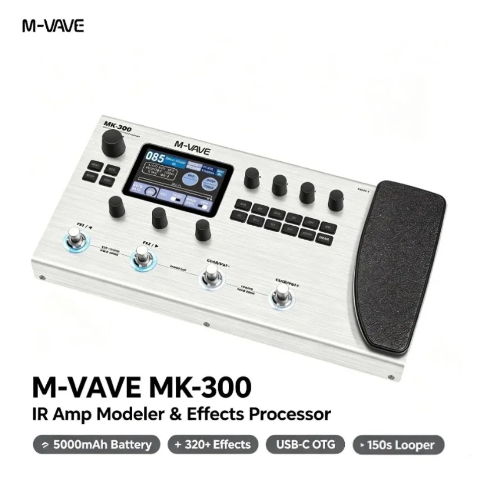 M-VAVE MK-300 Wireless Guitar  - огляд і ціна Audio Interface Usb