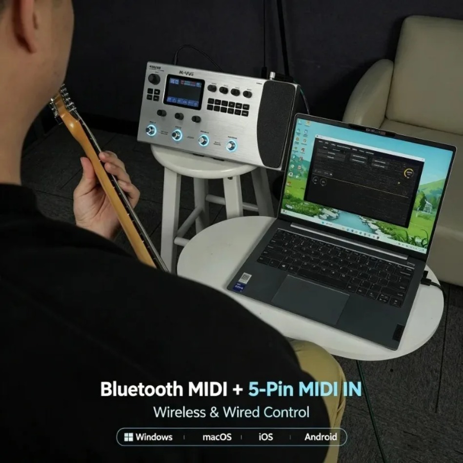 M-VAVE MK-300 Wireless Guitar  - огляд і ціна Audio Interface Usb