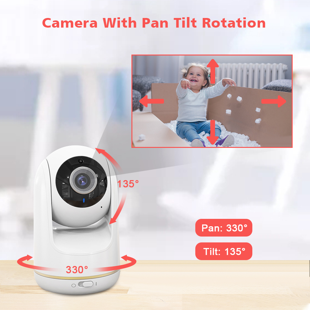 VB803 Baby Monitor 5 Inch 720P - огляд і ціна Zoom Audio Music