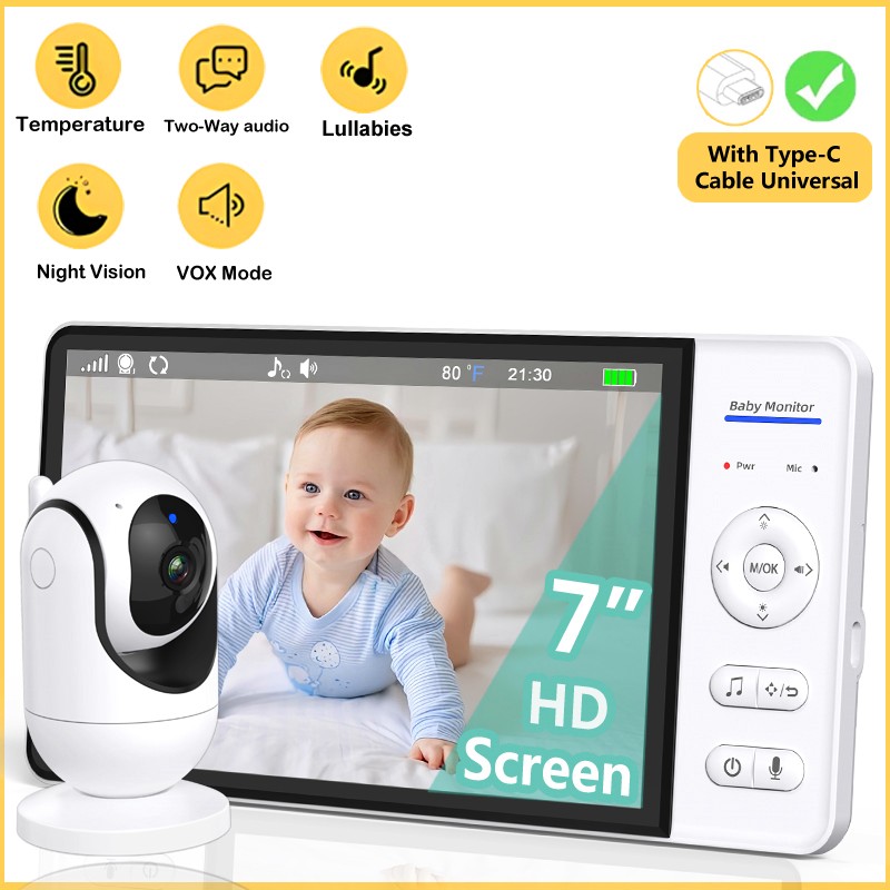 No WiFi 7 Inch Baby Monitor 2- - огляд і ціна Zoom Audio Music