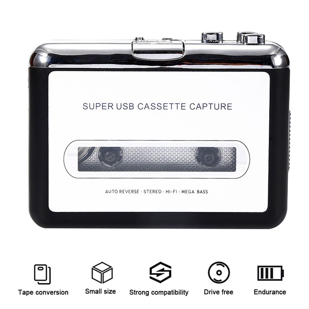 Capture USB Tape Cassette Reco - огляд і ціна Audio Music Converter To Mp3