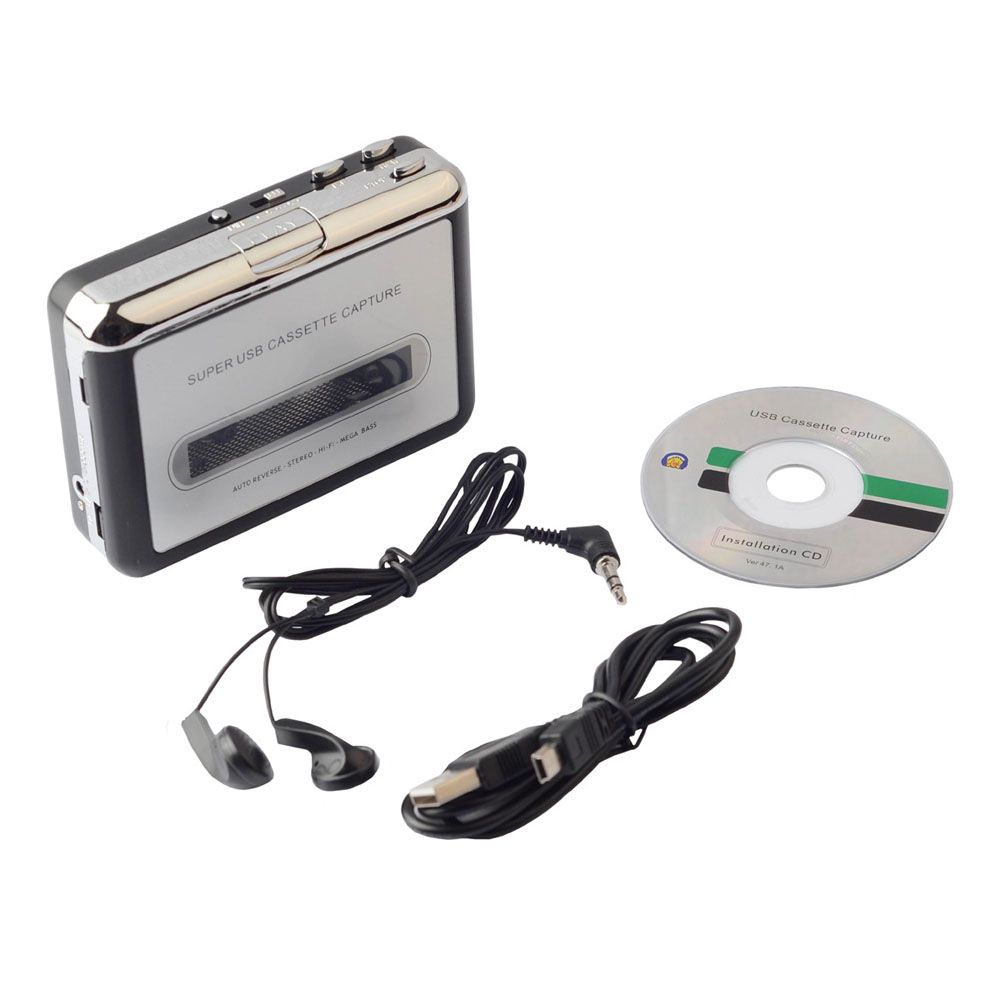 Capture USB Tape Cassette Reco - огляд і ціна Audio Music Converter To Mp3