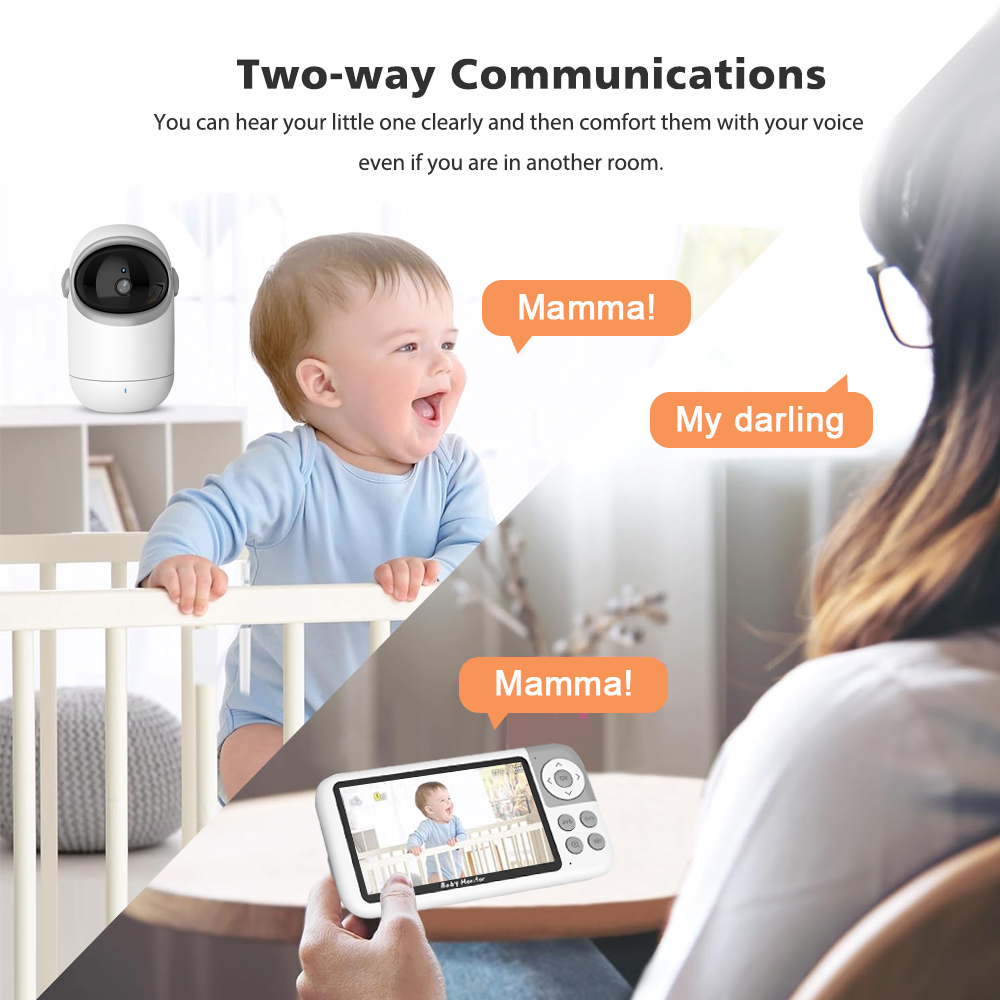 Baby Monitor Pan Tilt Security - огляд і ціна Zoom Audio Music