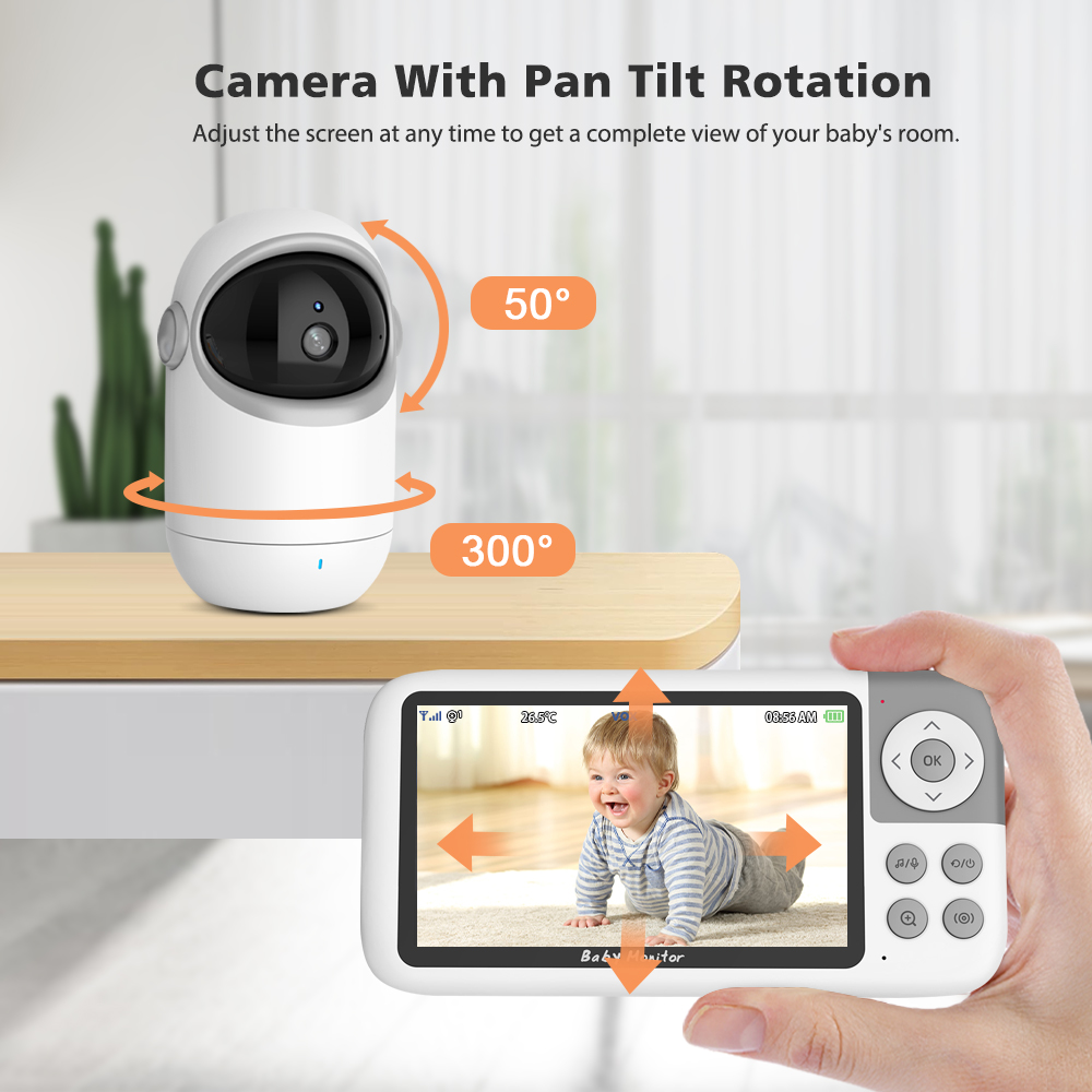 Baby Monitor Pan Tilt Security - огляд і ціна Zoom Audio Music