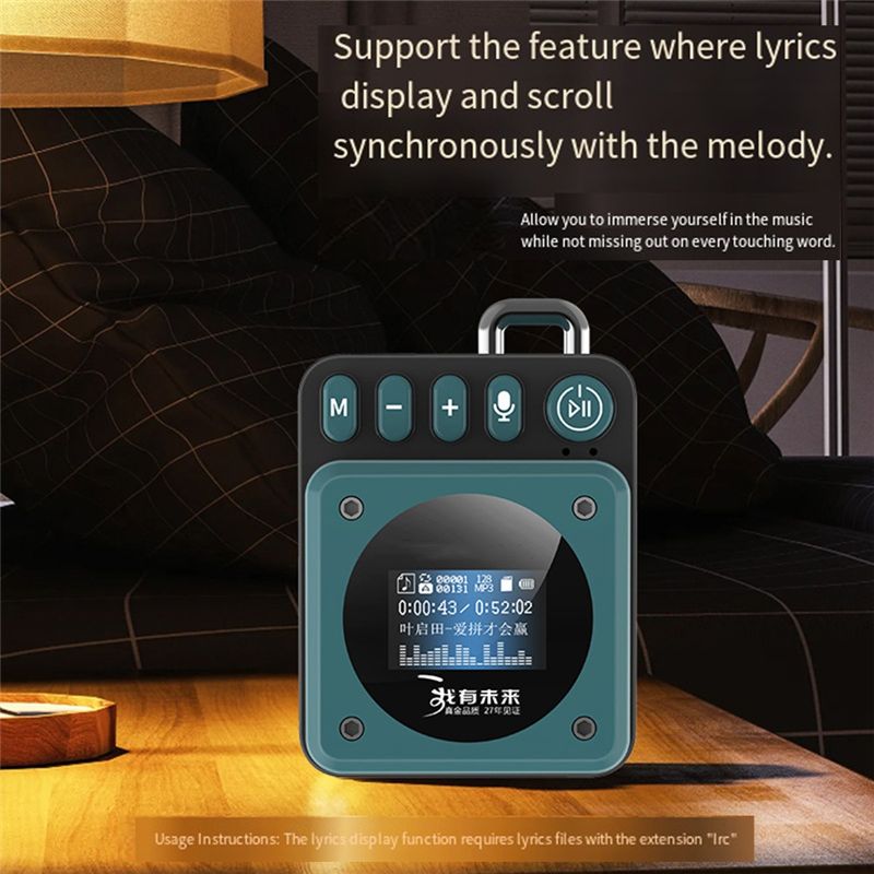 RISE-MP3 Music Player Recorder - огляд і ціна Audio Music Lyrics
