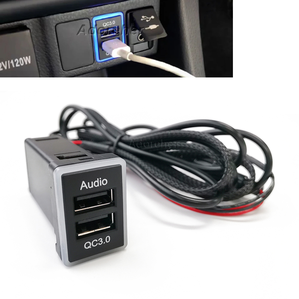 1Pc Fast Car Charger Audio QC3 - огляд і ціна Audio Interface Usb