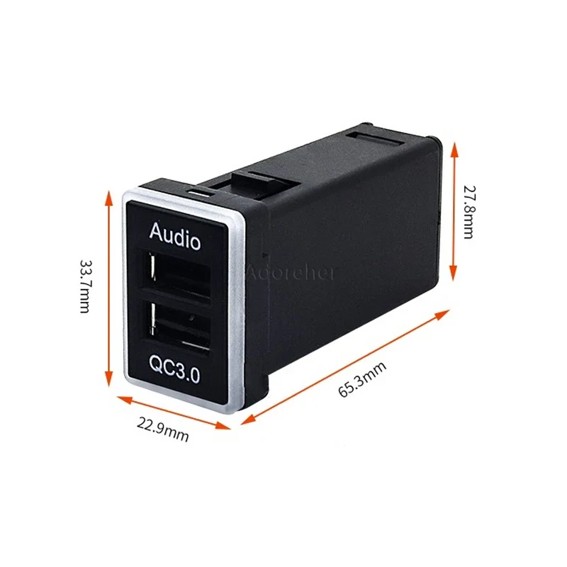 1Pc Fast Car Charger Audio QC3 - огляд і ціна Audio Interface Usb