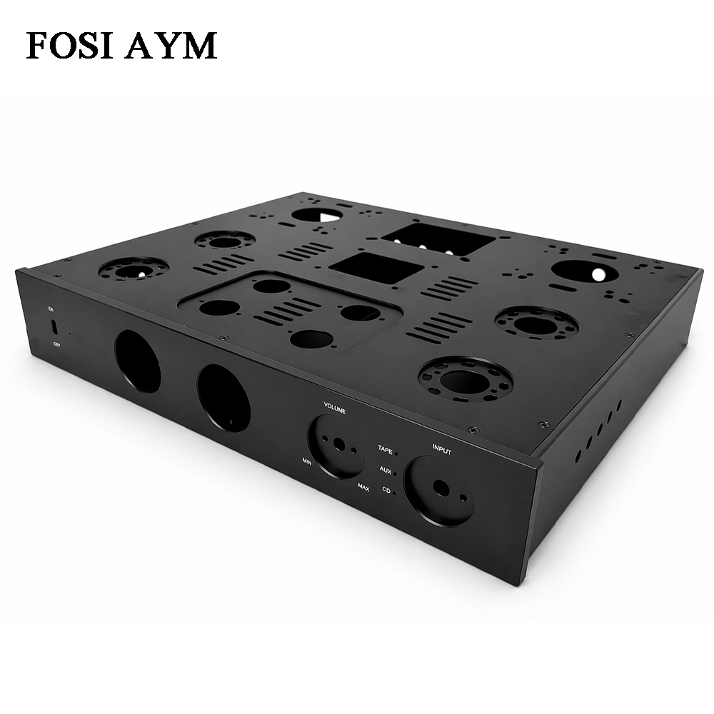 FOSI AYM 415x330x70mm Full Alu - огляд і ціна Headphone Amplifier Dac