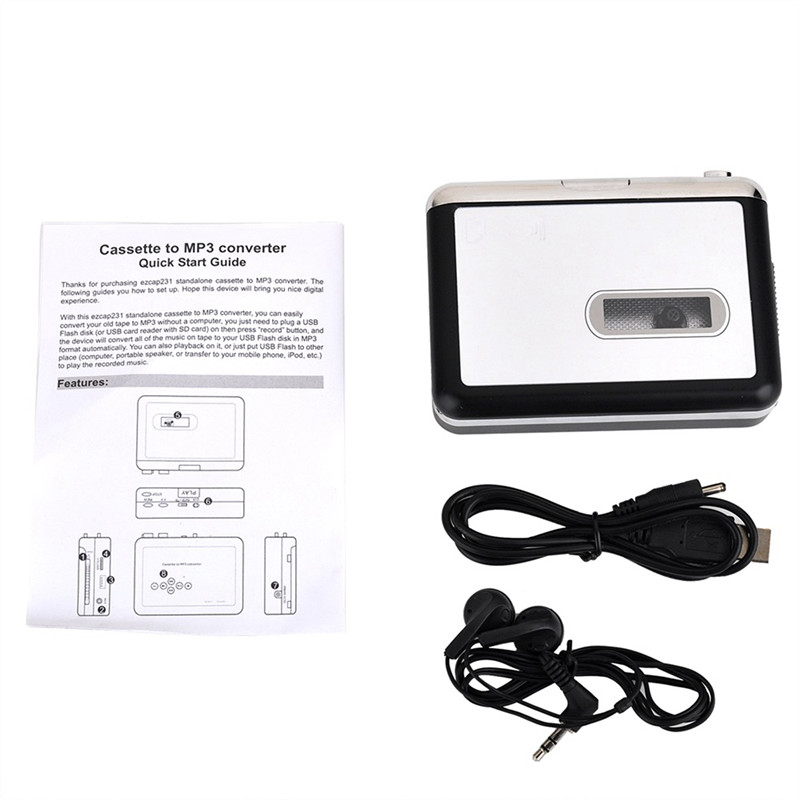 Ezcap 231 USB Cassette Tape Mu - огляд і ціна Audio Music Converter To Mp3