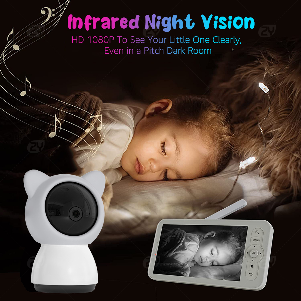HD WiFi Baby Monitor with APP, - огляд і ціна Zoom Audio Music