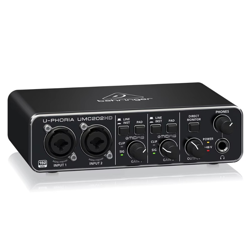 2026 Behringer U-Phoria UMC202 - огляд і ціна Audio Interface Usb