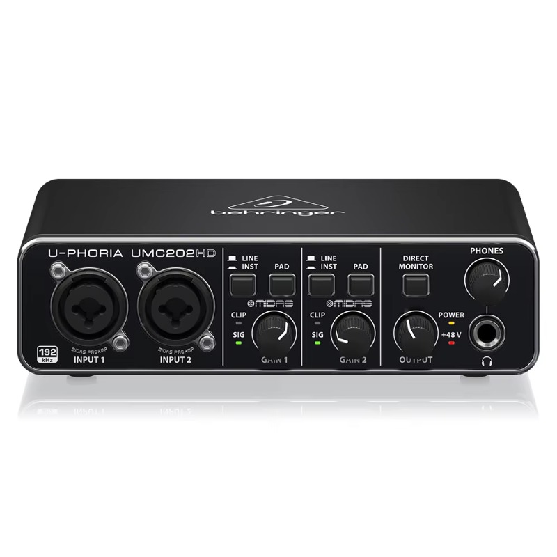 2026 Behringer U-Phoria UMC202 - огляд і ціна Audio Interface Usb